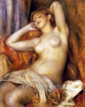 Pierre Auguste Renoir Painting - El bañista dormido Pierre Auguste Renoir